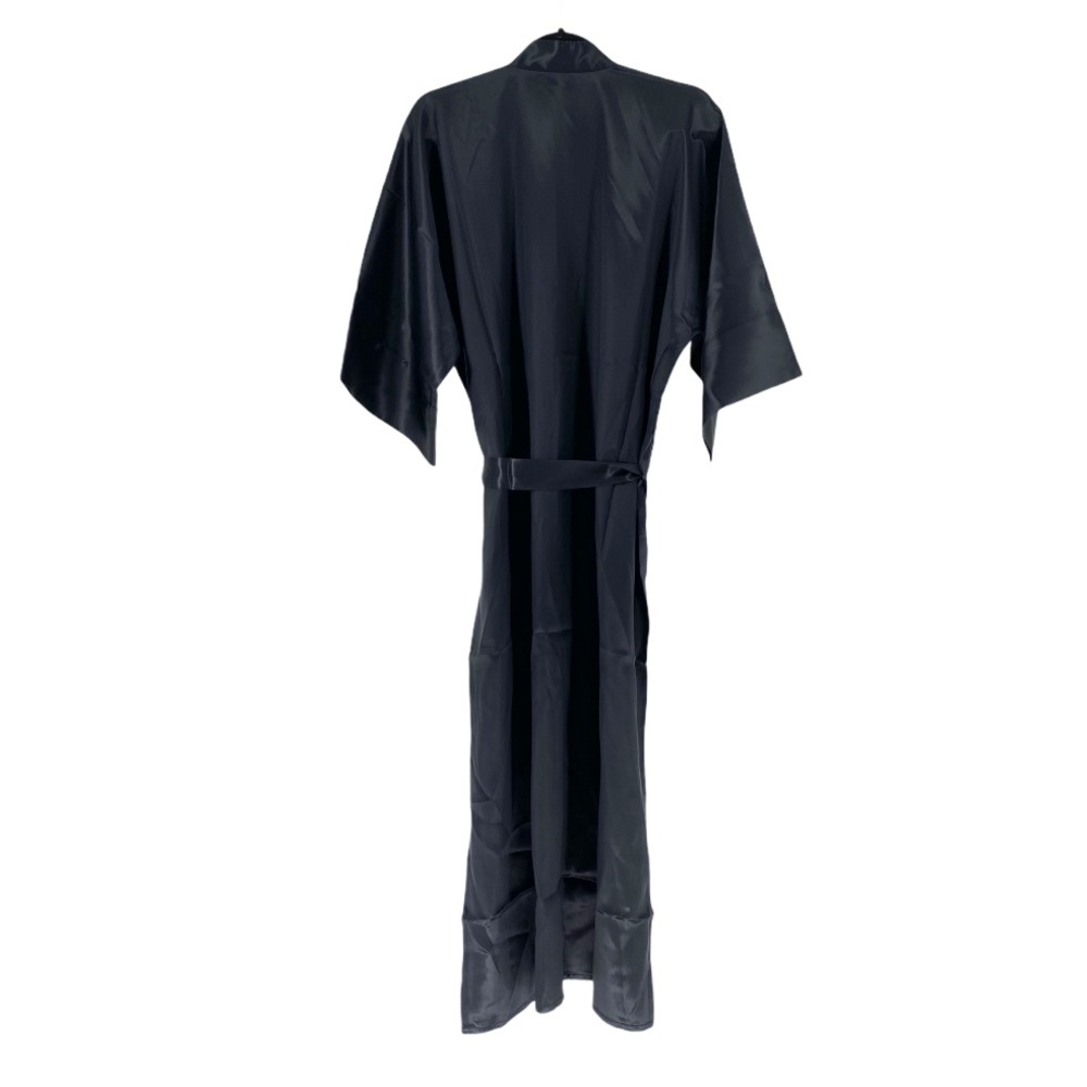 Slip Women's Silk Robe BLACK - One size - Picture 5 of 6